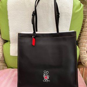 NWT COACH X DISNEY MICKEY MOUSE SLIM TOTE